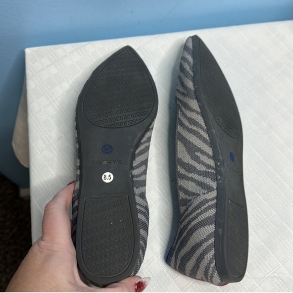 Rothy's the point in zebra size 8.5 - Picture 8 of 9
